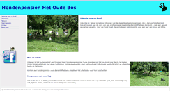 Desktop Screenshot of hondenpensionhetoudebos.nl