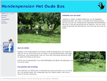 Tablet Screenshot of hondenpensionhetoudebos.nl